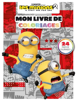 MINIONS 2 -Mon livre de coloriages