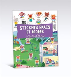 Stickers épais et décors - Les émotions