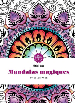 Mini-bloc d'Art-thérapie Mandalas magiques