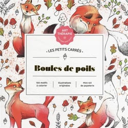 Les petits carrés d'Art-thérapie Boules de poils