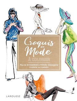 Croquis de mode à colorier d'Hilda Glasgow