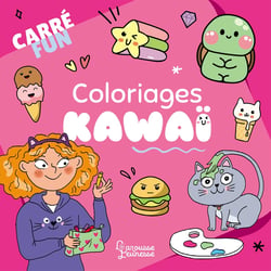 Carré fun - Coloriages Kawaï