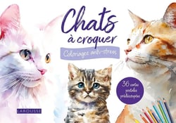 Cartes postales à colorier : Chats à croquer