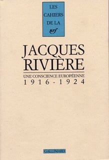 Les cahiers de la NRF : Une conscience européenne : (1916-1924)