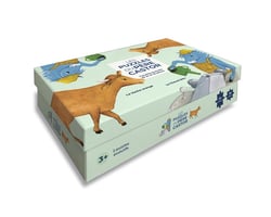 Puzzle - Père Castor : La Vache Orange & Le Cheval Bleu