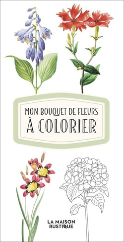 Mon bouquet de fleurs à colorier