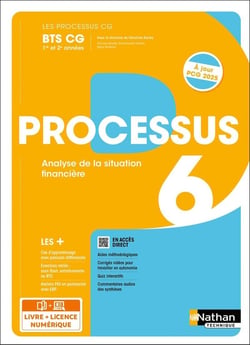 Les processus BTS CG - Processus 6 BTS CG 1ère et 2ème années - 2024 - Manuel - élève - + iManuel