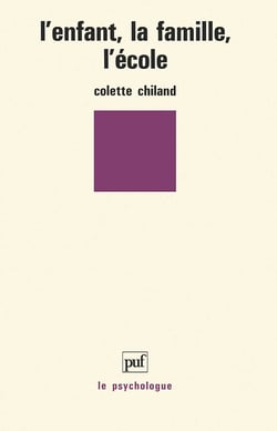 L'enfant, la famille, l'école