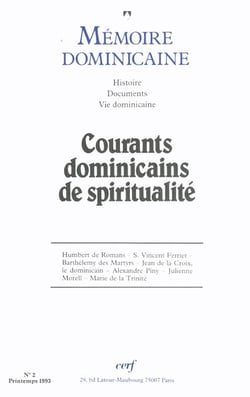 Mémoire dominicaine - Numéro 2 Courants dominicains de spiritualité