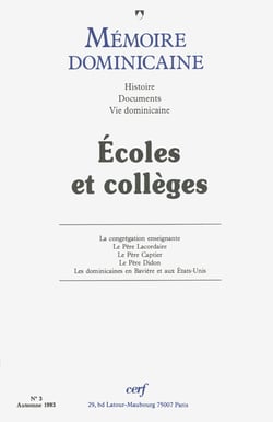 Mémoire dominicaine - numéro 3 Ecoles et collèges