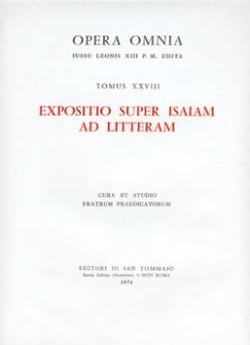 Opera omnia - tome 28 isaiam ad litteram