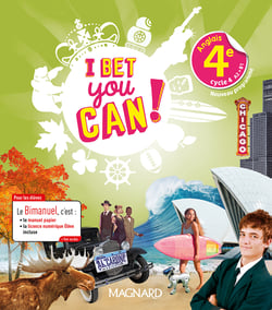 I Bet You Can! : anglais : 4e - bimanuel élève - le manuel papier + la licence (édition 2019)