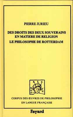 Des droits des deux souverains en matière de religion - le philosophe de Rotterdam