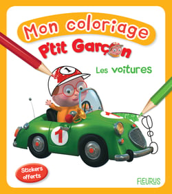 Mon coloriage p'tit garçon - Les voitures