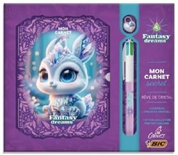 Coffret carnet secret avec Bic - Fantasy Dreams (Rêve de cristal)