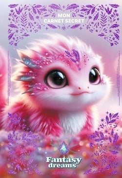 Mon carnet secret - Dragon tout doux - Fantasy Dreams