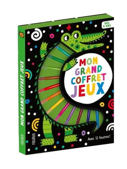Mon grand coffret jeux (+ 12 feutres)