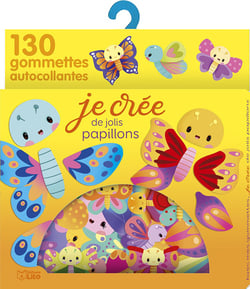 AVEC MES GOMM JE CREE PAPILLON