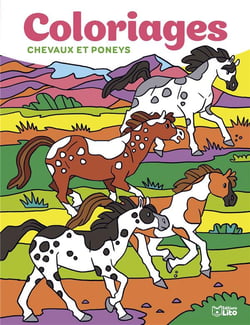Grands coloriages - chevaux et poneys