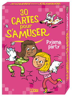 30 CARTES S'AMUSER PYJAMA PART
