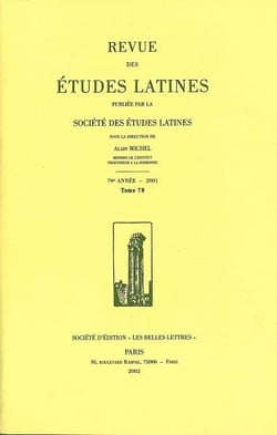 Revue des études latines