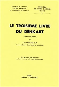 Le troisieme livre de Denkart
