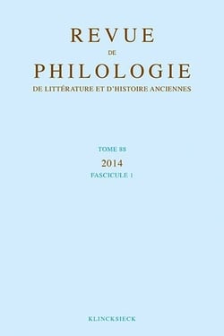 Revue de philologie