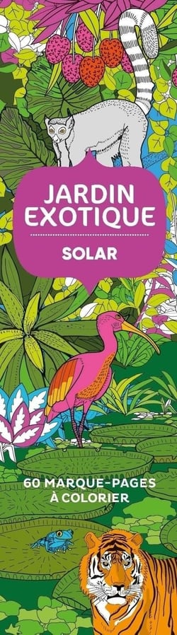 Marque-page Jardin exotique