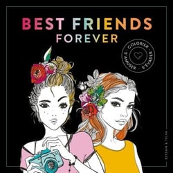 Black coloriage best friends forever