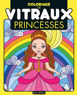 Coloriage de vitraux - princesses