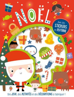Mes stickers en feutrine - noel
