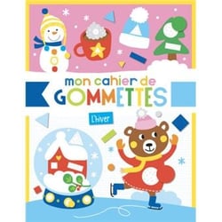 Mon cahier de gommettes - hiver