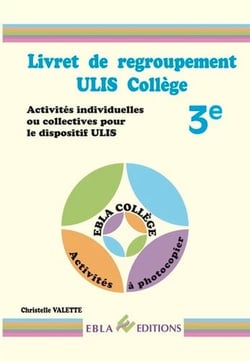Livret de regroupement ULIS Collège 3e