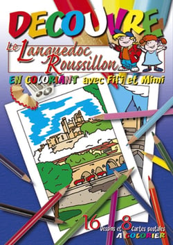 Decouvre le languedoc-roussillon en coloriant avec fifi et mimi