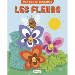 Mon bloc de gommettes - Les fleurs