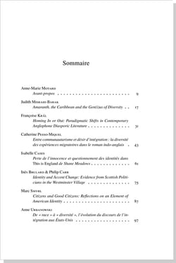 Identite et diversite : creations, discours, representations