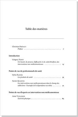Demontrer l'efficacite des interventions non medicamenteuses : questions de points de vue