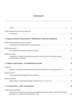 Espaces urbains et periurbains dans le monde mediterraneen antique