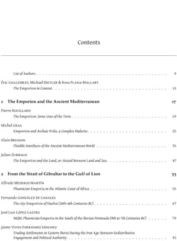 The emporion in the ancient western mediterranean