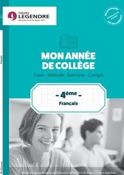 Cours Legendre : mon année de français - 4e - cours, méthode, exercices corrigés (édition 2021)