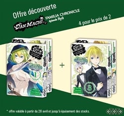 DanMachi : familia chronicle : épisode Ryu : Tome 1 à 4