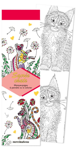 Marque-pages - Sacrés chats