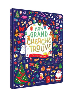 Mon grand cherche et trouve : La magie de Noël : Un livre grand format avec plus de 350 éléments à retrouver !