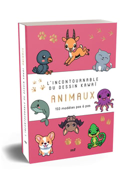 L'incontournable du dessin kawaï : Animaux ; 150 modèles pas à pas