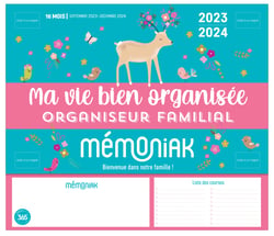 Mémoniak - Agenda familial 2024 - sept. 2023 - déc. 2024, Cultura