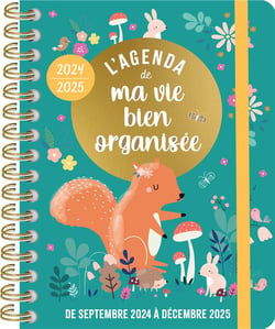 L’agenda de ma vie bien organisée sept. 2024- déc. 2025 16 mois grand format