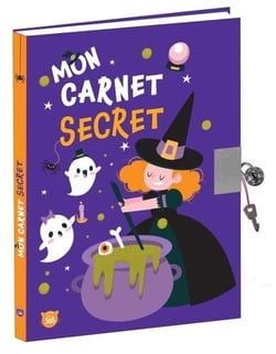 Mon carnet secret - Sorcières - Journal intime avec cadenas à compléter