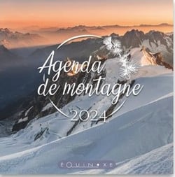 Agenda montagne 2024 grand format aiguille du midi