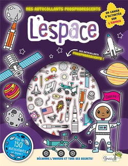 Mes autocollants phosphorescents : l'espace