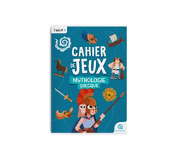 Cahier de jeux : Mythologie grecque : Apprendre l'histoire en s'amusant